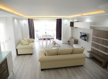 Роскошная двухуровневая квартира c мебелью в элитном комплексе в Джикджилли, Алания ID-0319 фото-26
