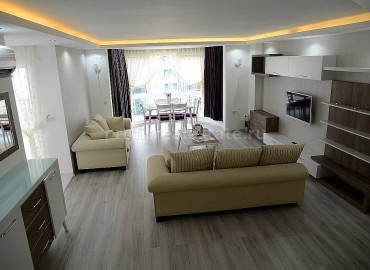 Роскошная двухуровневая квартира c мебелью в элитном комплексе в Джикджилли, Алания ID-0319 фото-30