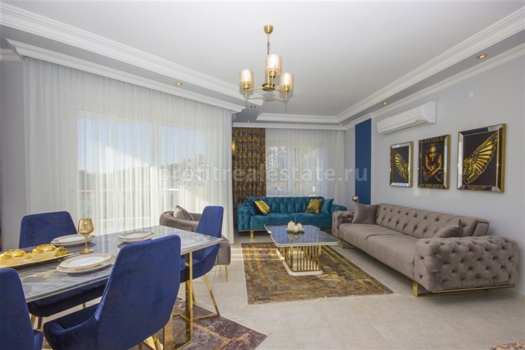 Трехкомнатная квартира с видом на море в центре Алании по невысокой цене 73 500 Евро ID-5435 фото-2