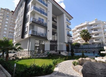 Stylish one-bedroom apartment, in a residential complex with rich infrastructure, Cikcilli, Alanya, 65 m2 ID-5468 фото-1