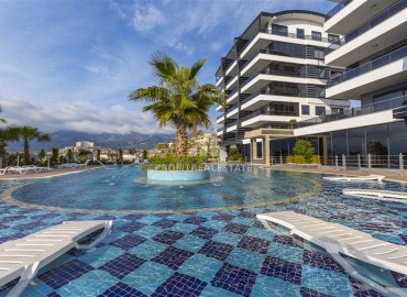 Three-room apartment, with a rich interior, in an elite residential complex, Kargicak, Alanya, 110 m2 ID-5470 фото-1