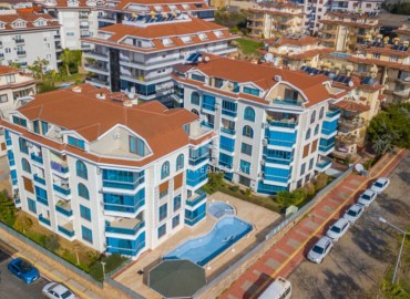 Two-room apartment, with a large total area, equipped with furniture and appliances, Kestel, Alanya, 70 m2 ID-5494 фото-1