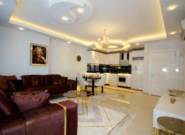 Two-room apartment, with a large total area, equipped with furniture and appliances, Kestel, Alanya, 70 m2 ID-5494 фото-4