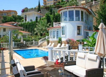 Magnificent villa with private pool and furniture in Alanya, Turkey ID-0326 фото-19