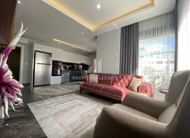 Three-room apartment, with furniture and appliances, in a residential complex built in 2020, Mahmutlar, Alanya ID-5507 фото-2