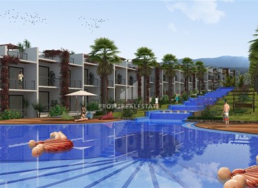 Недорогие квартиры-студии, в строящемся жилом комплексе с инфраструктурой отеля, Эсентепе, Кипр, 35 м2 ID-5518 фото-7