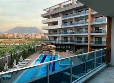 Cozy two-room apartment, furnished, in a residence with rich infrastructure, Oba, Alanya, 56 m2 ID-5547 фото-9