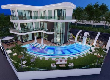 Luxurious three-storey villa with its own infinity pool and the opportunity to obtain Turkish citizenship on favorable terms, Kargicak, Alanya, 445 m2 ID-5555 фото-1