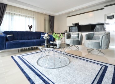 Отличная трехкомнатная квартира, укомплектованная мебелью и техникой, в резиденции класса «люкс» Каргыджак, Аланья, 100 м2 ID-5283 фото-4
