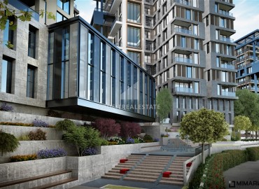 Новые квартиры в современном жилом комплексе, в 500 метрах от центра района Каитхане, Стамбул, 126-249 м2 ID-5604 фото-2