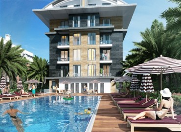 New investment project on the first line, Oba, Alanya, 47-162 m2 ID-5285 фото-3