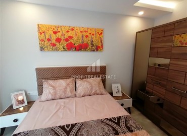 Уютные двухкомнатные апартаменты, укомплектованные мебелью, в 300 метрах от центра Махмутлара, Аланья, 68 м2 ID-5651 фото-8