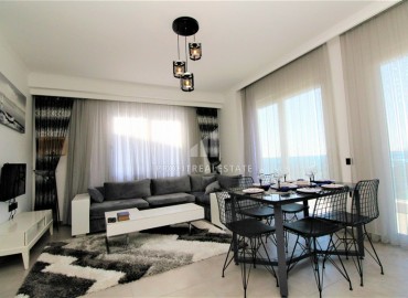 Двухуровневая квартира, планировки 2+1, укомплектованная мебелью и техникой, в новой резиденции Махмутлара, Аланья, 110 м2 ID-5652 фото-2
