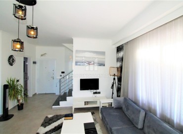 Двухуровневая квартира, планировки 2+1, укомплектованная мебелью и техникой, в новой резиденции Махмутлара, Аланья, 110 м2 ID-5652 фото-6