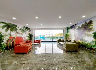 Двухуровневая квартира, планировки 2+1, укомплектованная мебелью и техникой, в новой резиденции Махмутлара, Аланья, 110 м2 ID-5652 фото-23