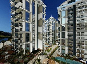 Двухкомнатная квартира на этапе строительства, в элитном жилом комплексе, Махмутлар, Аланья, 63 м2 ID-5670 фото-2