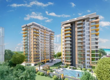 Новые двухкомнатные апартаменты, на первой береговой линии, Махмутлар, Аланья, 110 м2 ID-5685 фото-1