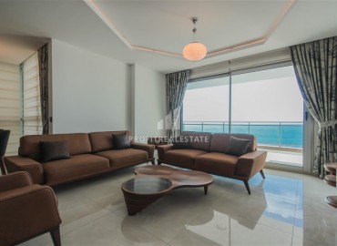 Трехкомнатная квартира, укомплектованная стильной мебелью, на первой береговой линии, Каргыджак, Аланья, 125 м2 ID-5696 фото-6