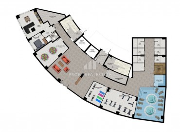Просторная двухкомнатная квартира с мебелью, в новой резиденции Махмутлара, Аланья, 55 м2 ID-5743 фото-11