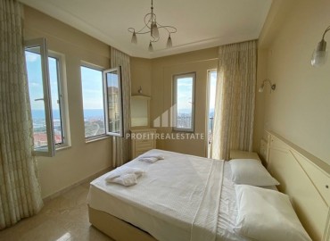 Просторная двухэтажная вилла, готовая к заселению, с великолепными панорамными пейзажами, Каргыджак, Аланья, 200 м2 ID-5879 фото-10