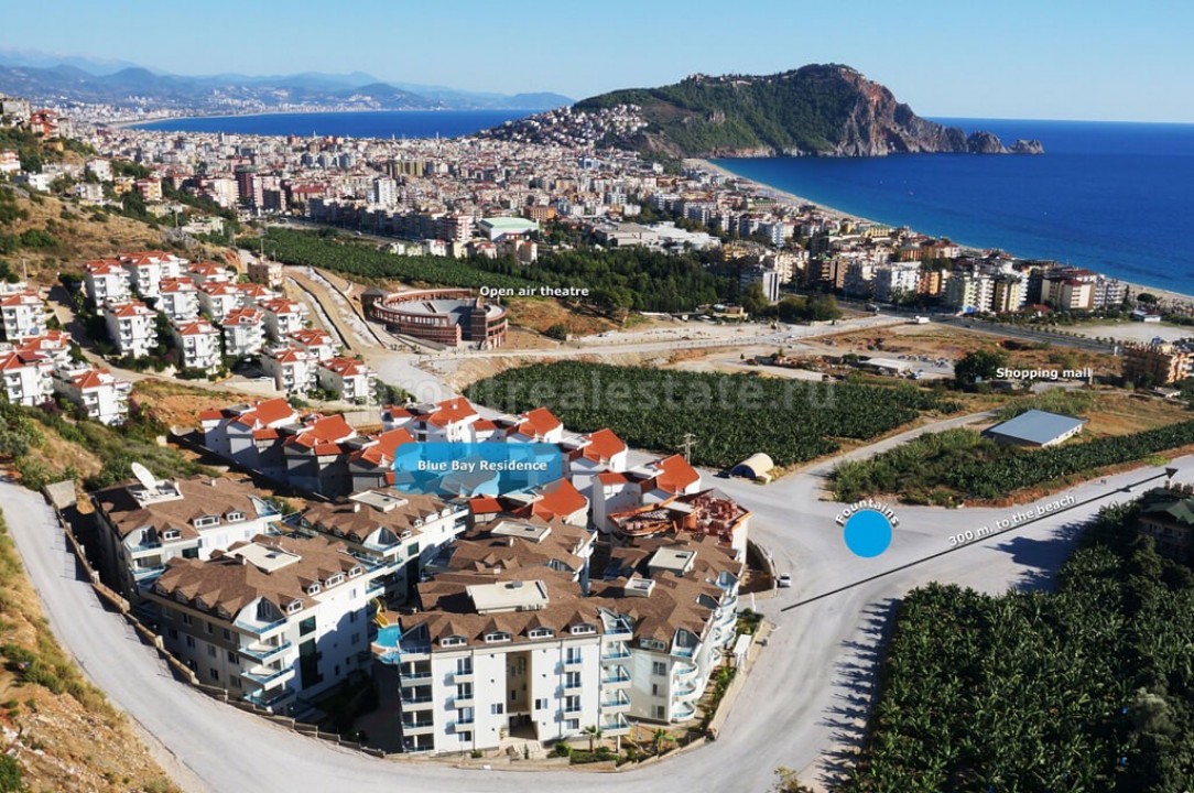 Duplex with access to the garden in the heart of Alanya only 450 meters from the sea ID-0372 фото-2