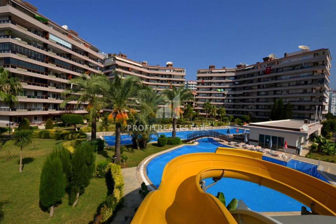 One-bedroom apartment with a large total area and direct access to the garden, Tosmur, Alanya, 105 m2 ID-5950 фото-1