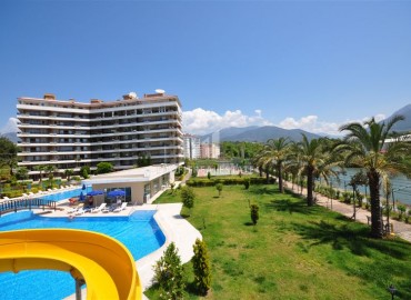 One-bedroom apartment with a large total area and direct access to the garden, Tosmur, Alanya, 105 m2 ID-5950 фото-20