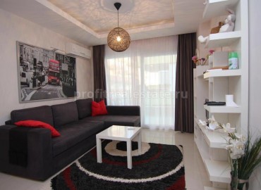 Furnished apartment with two bedrooms in the center of the European district of Oba, Turkey ID-0380 фото-1