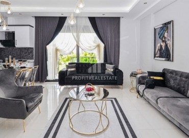 Elegant two-bedroom duplex with direct access to the garden, ready to move in, in a new residential complex Kargicaka, Alanya, 100 m2 ID-5979 фото-1