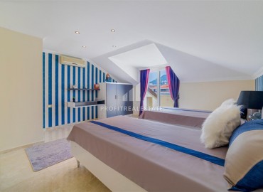 Stylish three-bedroom duplex, ready to move in, 50 meters from the sea, Kestel, Alanya, 210 m2 ID-5980 фото-14