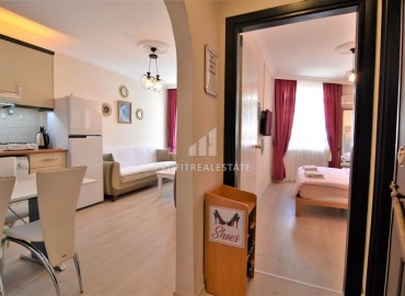Budget one-bedroom apartment, furnished, 500 meters from Oba beach, Alanya ID-5982 фото-6