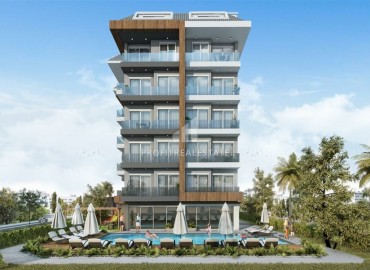 Investment property under construction, 150 meters from the sea, Kestel, Alanya, 42-85 m2 ID-5998 фото-3