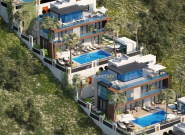 New luxury villas with the possibility of obtaining Turkish citizenship, Kargicak, Alanya, 225 m2 ID-6005 фото-1