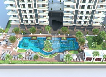 Spacious one-bedroom apartment in a residential complex under construction, grandiose in scale, Mahmutlar, Alanya, 81 m2 ID-6015 фото-4