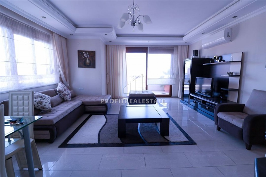 Furnished two-bedroom apartment with sea views, in Mahmutlar area, Alanya, 130 m2 ID-6030 фото-2