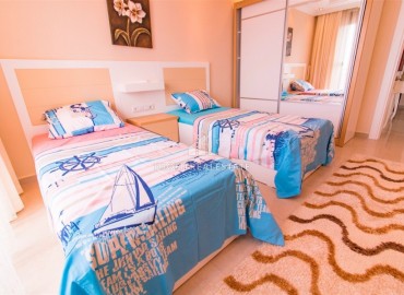 Furnished two-bedroom apartment with sea views, in Mahmutlar area, Alanya, 130 m2 ID-6030 фото-5
