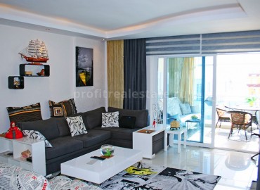 Furnished apartment with two bedrooms and sea view on the main street of Mahmutlar ID-0388 фото-12