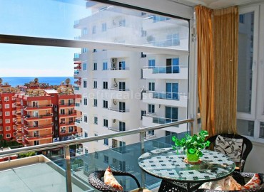 Furnished apartment with two bedrooms and sea view on the main street of Mahmutlar ID-0388 фото-14