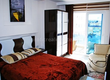 Furnished apartment with two bedrooms and sea view on the main street of Mahmutlar ID-0388 фото-17