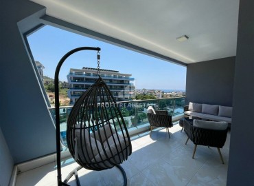 Stylish three-room apartment, ready to move in, in a new luxurious residence, Kargicak, Alanya, 120 m2 ID-6086 фото-15