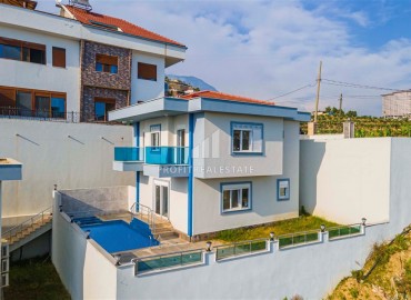 New two-storey villa with a private pool, Kargicak, Alanya, 130 m2 ID-6091 фото-1