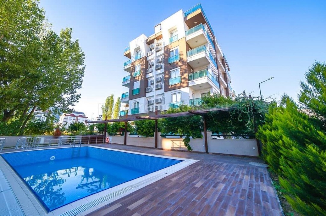 Apartments in complex with swimming pool in Antalya ID-0393 фото-1