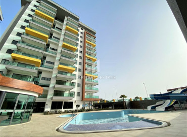Трехкомнатные апартаменты в новом жилом комплексе, на первой береговой линии, Махмутлар, Аланья, 85 м2 ID-6093 фото-17