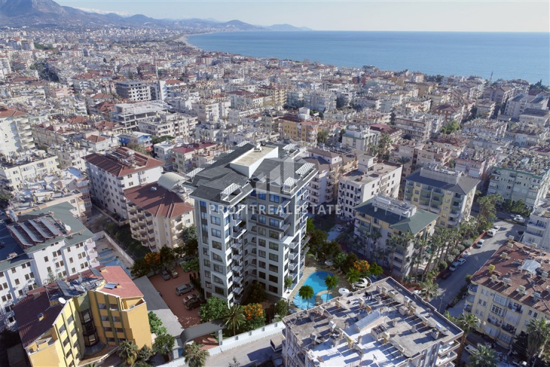 Alanya center, 1 + 1 apartment in a new building 600m from Keykubat beach ID-6098 фото-1