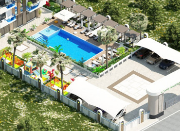 Inexpensive real estate at the initial stage of construction, Avsallar, Alanya, 50-117 m2 ID-6147 фото-20