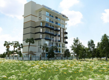 Inexpensive real estate at the initial stage of construction, Avsallar, Alanya, 50-117 m2 ID-6147 фото-22