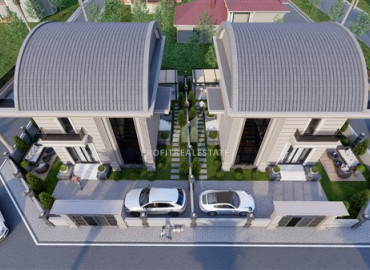Elite villas at the initial stage of construction, 350 meters from the sea, Konakli, Alanya, 200 m2 ID-6193 фото-2