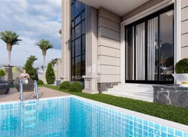 Elite villas at the initial stage of construction, 350 meters from the sea, Konakli, Alanya, 200 m2 ID-6193 фото-13
