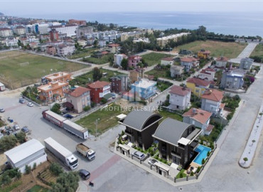 Elite villas at the initial stage of construction, 350 meters from the sea, Konakli, Alanya, 200 m2 ID-6193 фото-17
