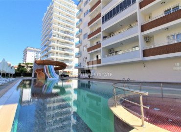 Large furnished one-bedroom apartment in a residence with rich facilities near the sea in Mahmutlar ID-6213 фото-25